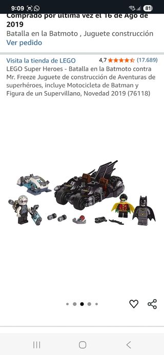LEGO Batman Batmoto 76118