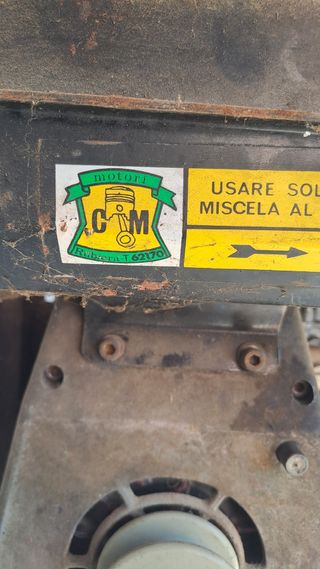 Motopompa anni '80 da revisionare