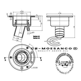 Bocana redonda blanca de llenado depósito