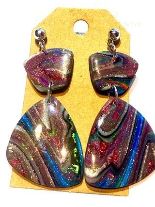 Pendientes arcilla | multicolor