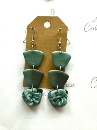Pendientes arcilla | Verde agua