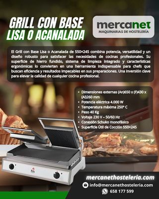 Grill 550x245 - Plancha Profesional