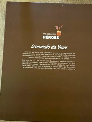 Libro infantil Leonardo Da Vinci