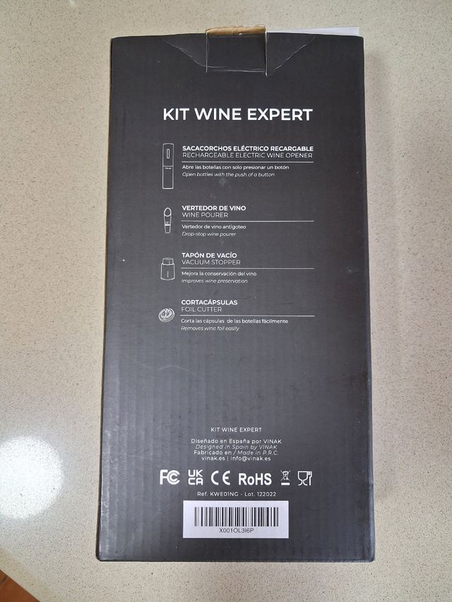 Kit Vino VINAK Expert
