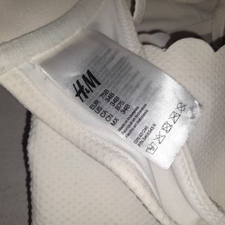 Bikini H&M blanco - Talla 75B
