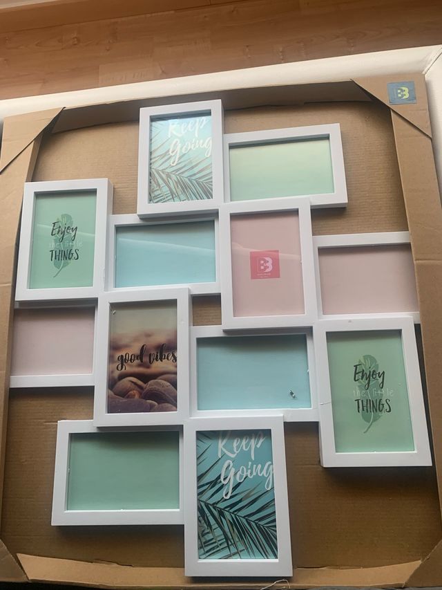 Marco fotos 10 - Blanco