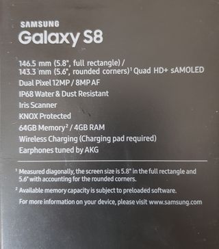 Samsung Galaxy S8 Negro