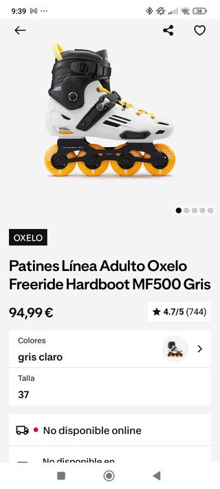 Patines en línea talla 41 - Nuevos a estrenar 