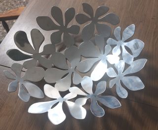 Frutero acero inoxidable Ikea floral