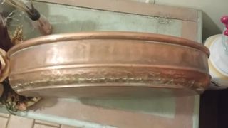 Vassoio in rame vintage