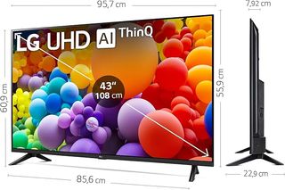 LG 43" UHD 4K Smart TV