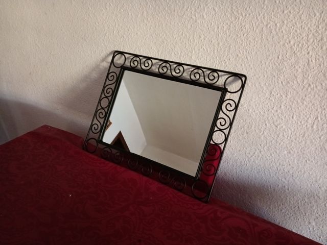 Espejo forja negro - Decoración
