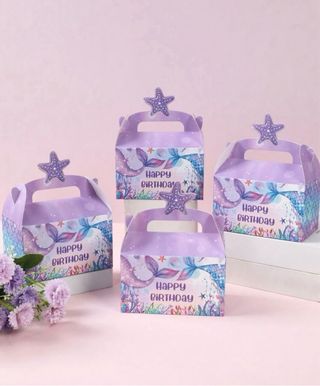 Scatola Compleanno Sirena 
pz 8