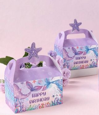 Scatola Compleanno Sirena 
pz 8