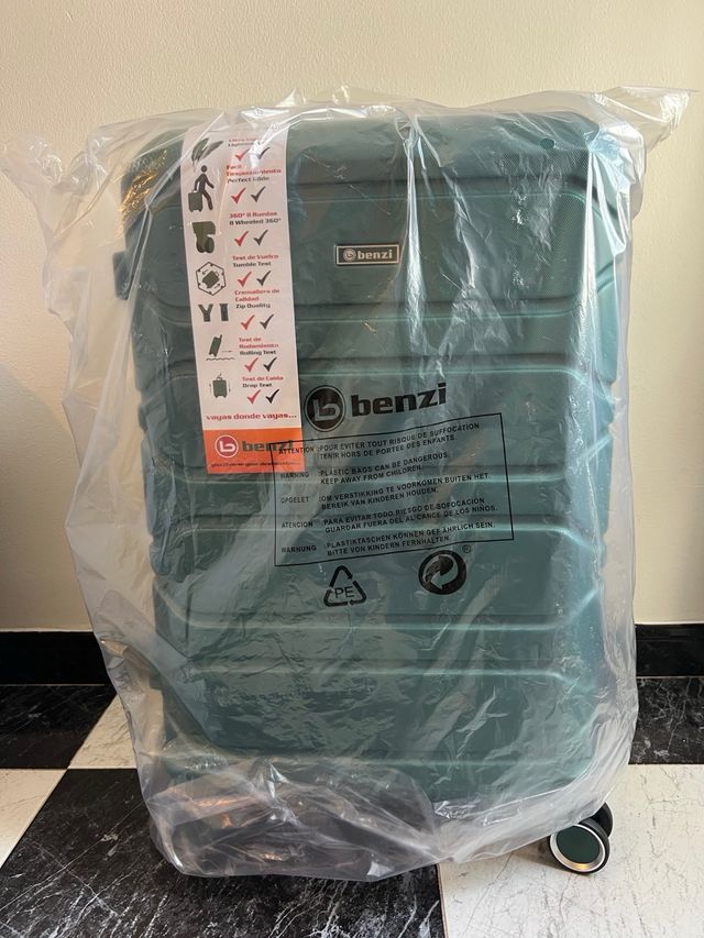 Maleta Benzi - Verde - tamaño grande “la mediana”