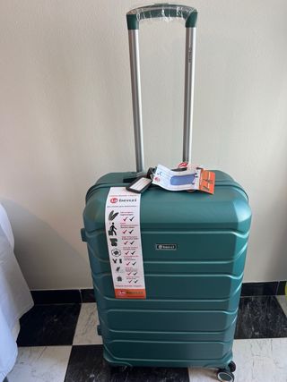 Maleta Benzi - Verde - tamaño grande “la mediana”