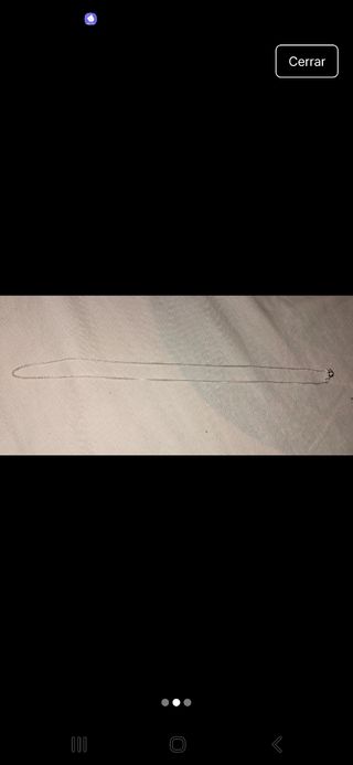 Cadenas plateadas finas hay 6 precio por unidad 