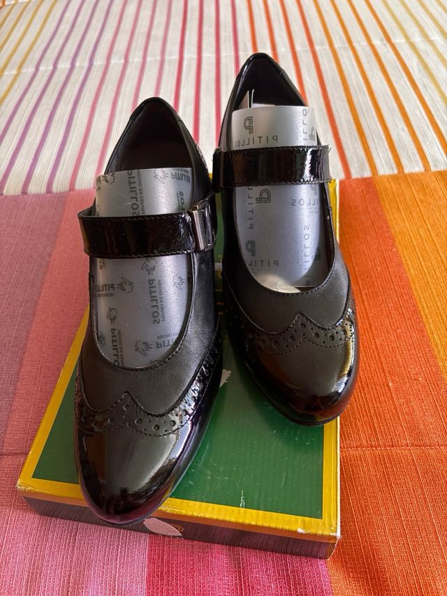 Zapatos Pitillos Piel Negro - Tacón