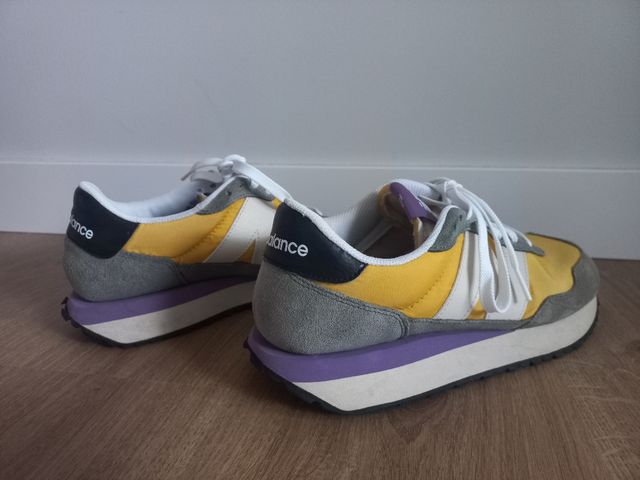 Zapatilla New Balance 237 blanco/amarillo T 41.5