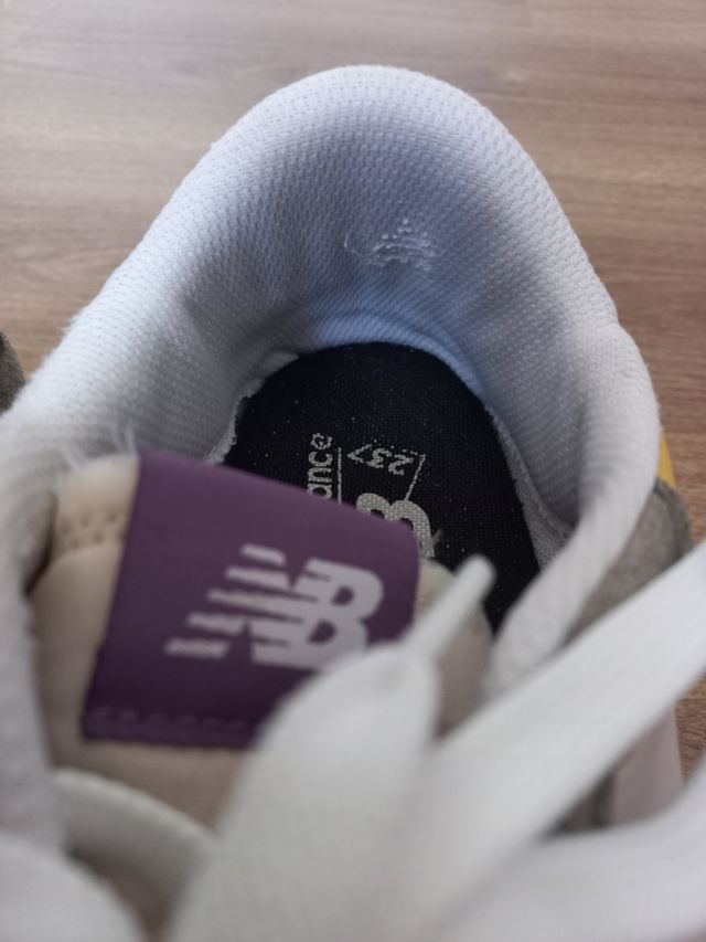 Zapatilla New Balance 237 blanco/amarillo T 41.5