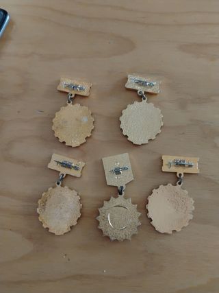Medallas de Unión Soviética.