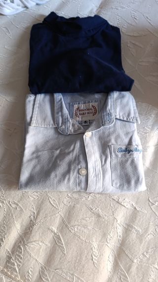 Conjunto bebé 9 meses: Jersey + Camisa