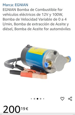 Bomba de Combustible for vehículos 