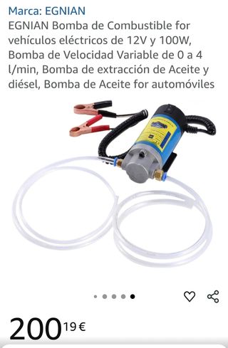 Bomba de Combustible for vehículos 