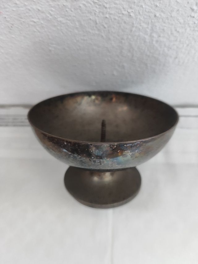 Portacandele piccolo in metallo