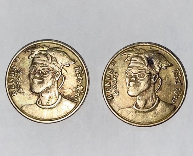 2 Monedas 50 Tibudolares Cuétara