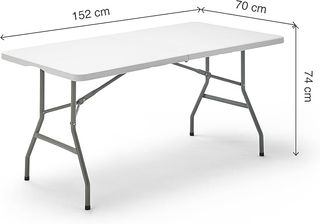Mesa plegable KG KITGARDEN 152x70cm