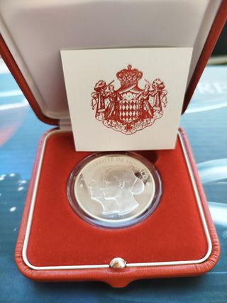 Moneda Plata Mónaco