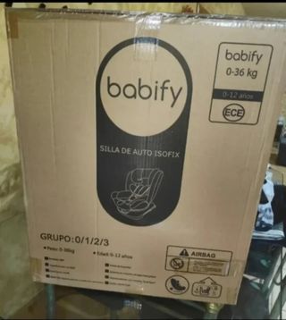 Silla coche Babify 0-36kg isofix grupo 0 1 2 3 4