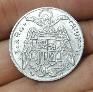 10 CÉNTIMOS 1937 PRIMER AÑO TRIUNFAL RÉPLICA