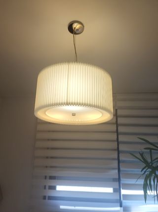 Lámpara colgante blanca moderna