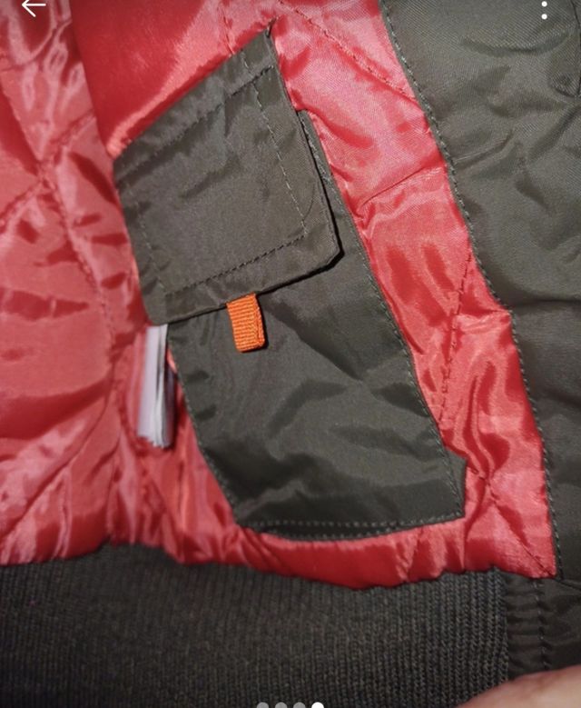 Chaqueta bomber niño verde oliva