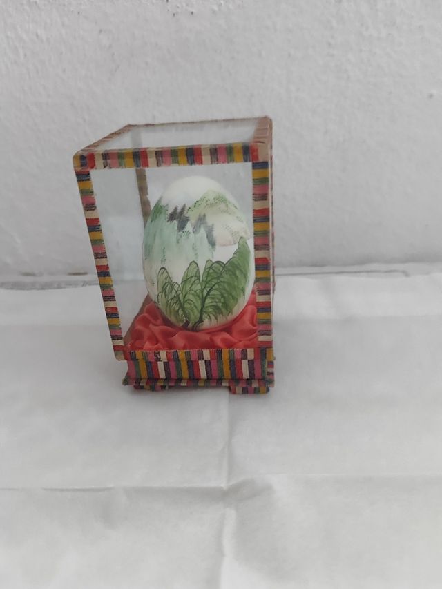 Uovo cinese dipinto a mano