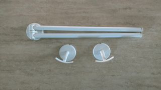 Set appendini bagno bianchi - 2 ganci