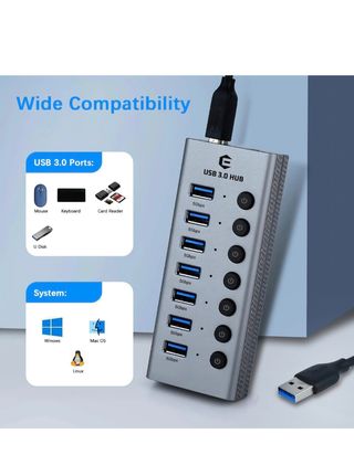 Hub USB 3.0 - 7 puertos