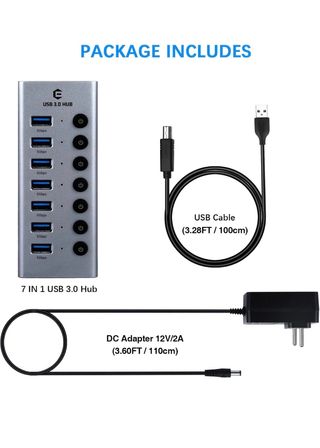 Hub USB 3.0 - 7 puertos
