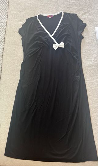 Vestido premamá negro XL