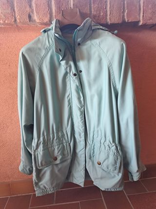 Giubbotto donna color verde acqua