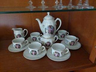 Juego de café porcelana
