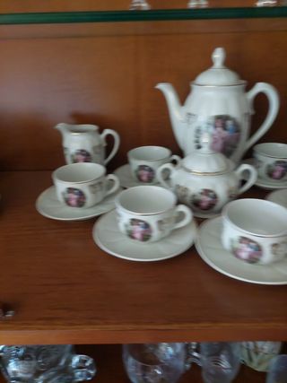 Juego de café porcelana
