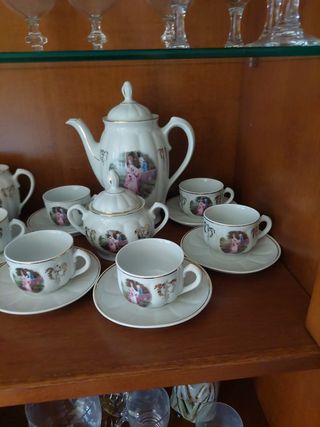 Juego de café porcelana