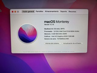 MacBook Air 13" 2017 Gris