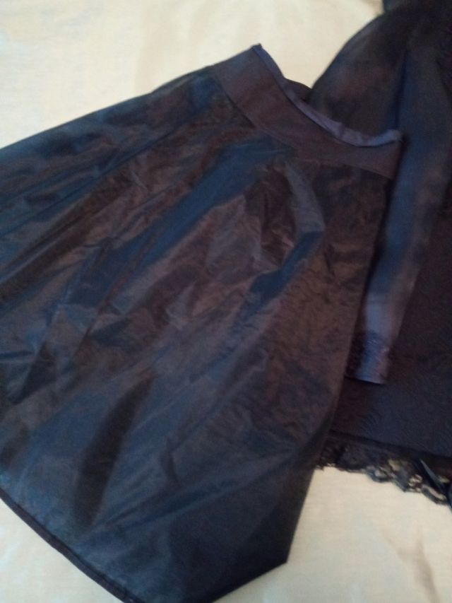 Vestido azul marino Purificación García