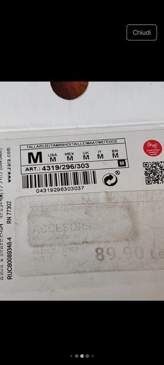 Cerchietto Zara strass oro argento