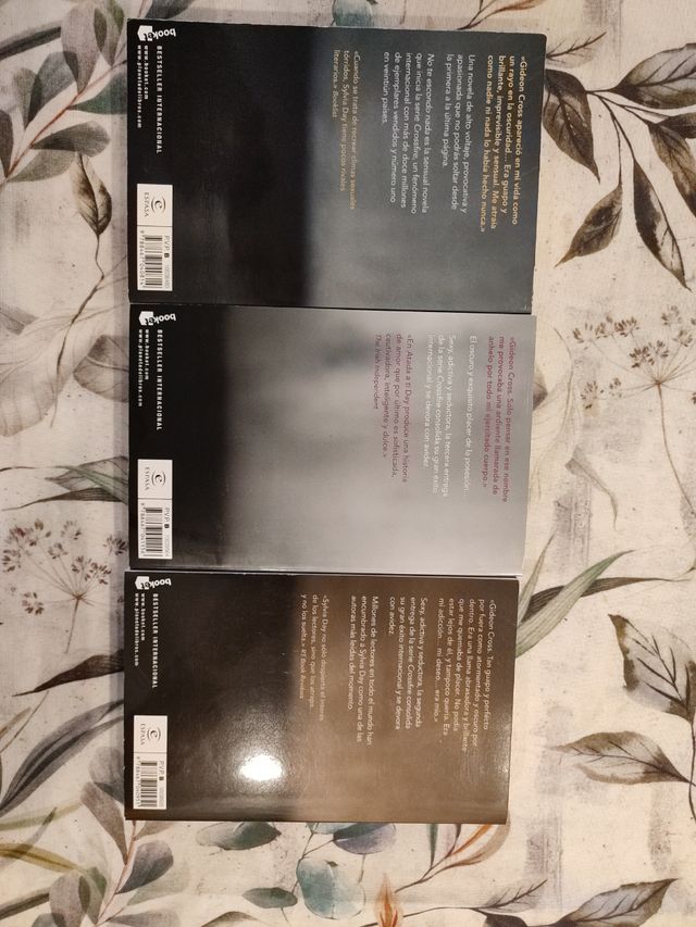 3 primeros libros de la saga "Gideon Cross"