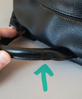 Mochila Armani - Cuero Negro